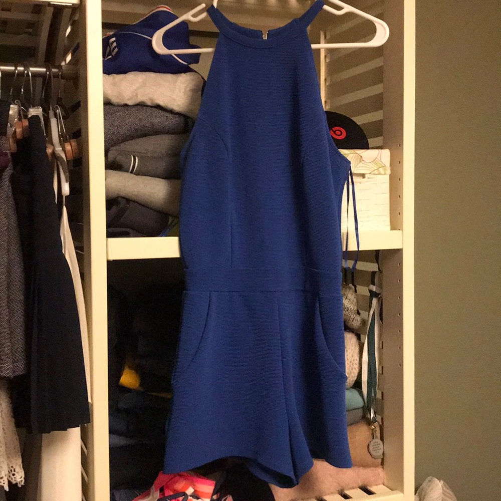 Blue romper